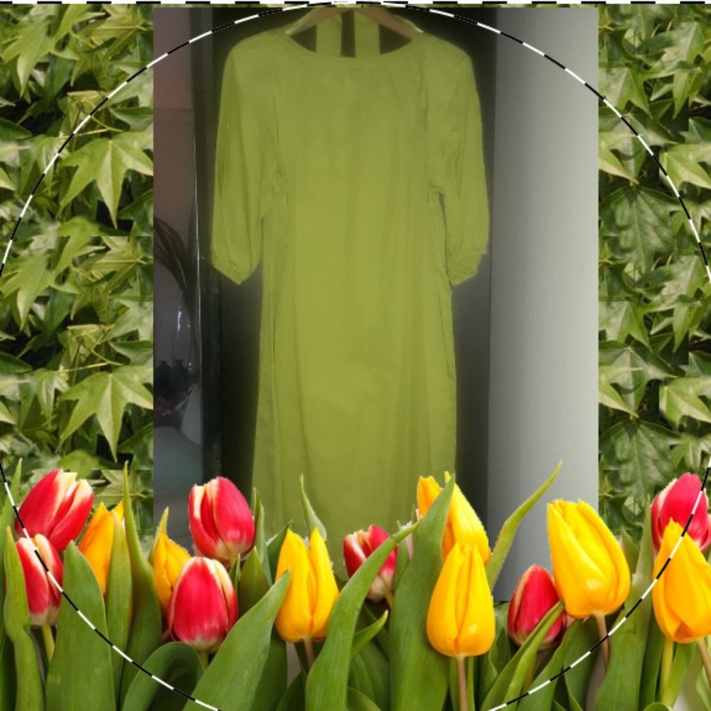 Merona  Lime green dress